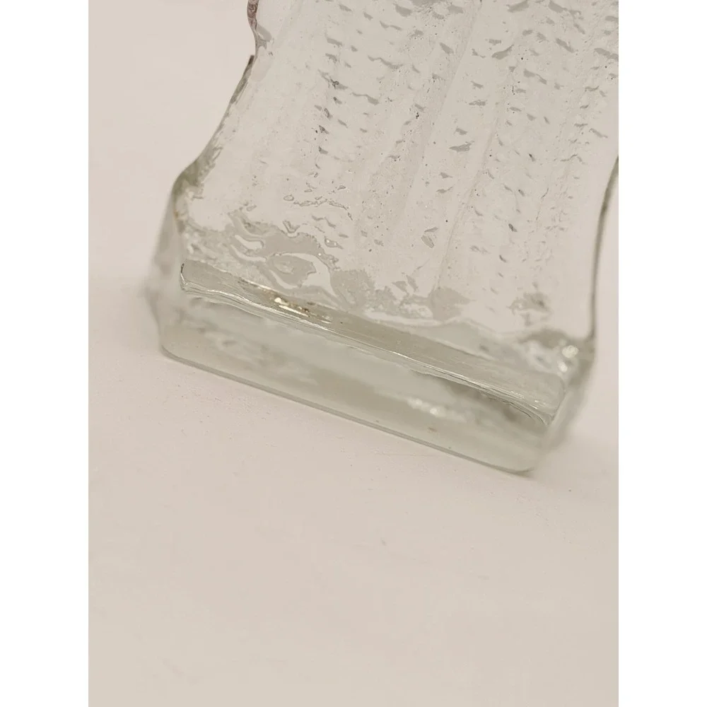 Neman Glassworks Belarus St Euphrosyne Polotsk Hand Pressed Art Glass Icon 11.5